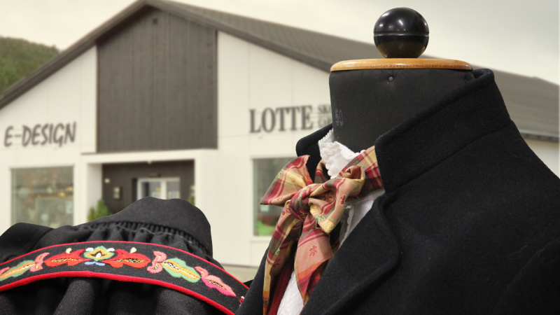 Bedriftsbesøk hos E-design og Lotte sko & garn